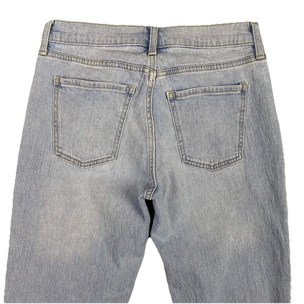 Old‎ Navy Mid Rise Wow Boyfriend Jeans Womens 2 Light Wash Stretch - Picture 4 of 9